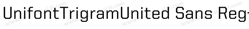 UnifontTrigramUnited Sans Reg字体转换